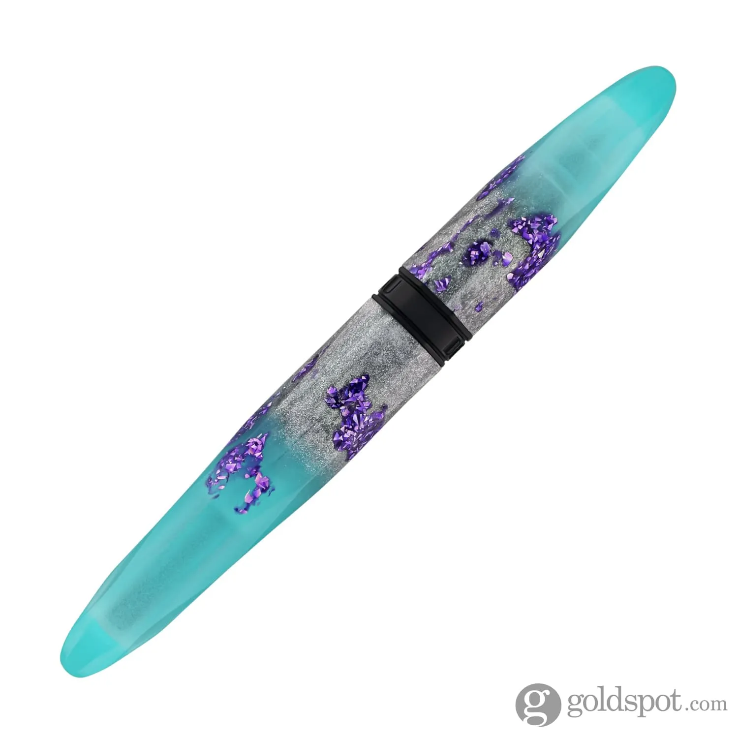 Benu Briolette Fountain Pen in Luminous Lagoon