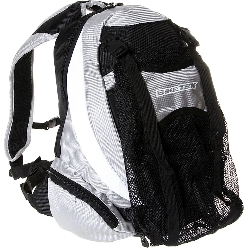 BikeTek Backpack And Helmet Carrier Black