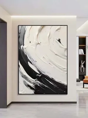 Black and Cream White Swipe