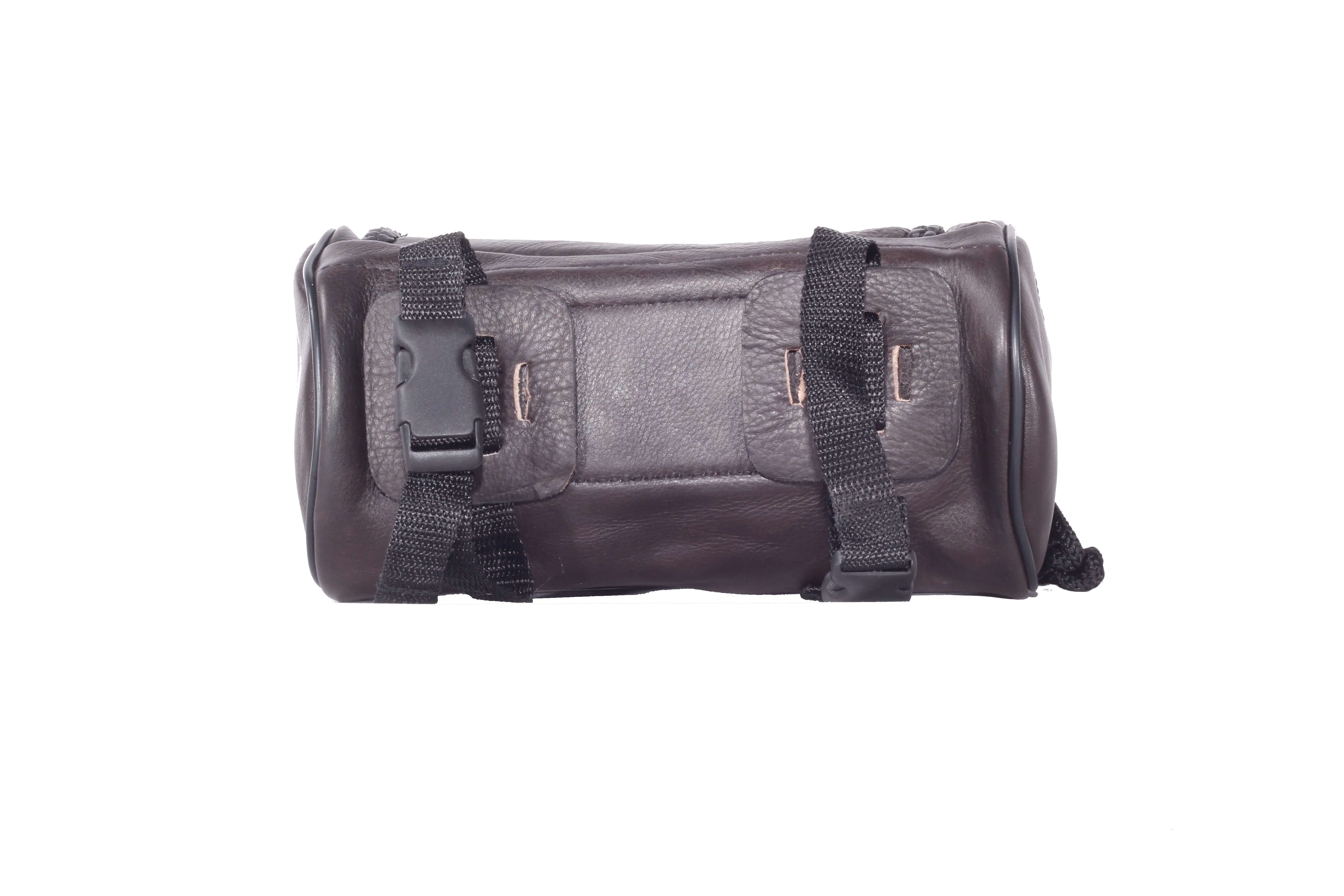 Black Leather Motorcycle Tool Bag