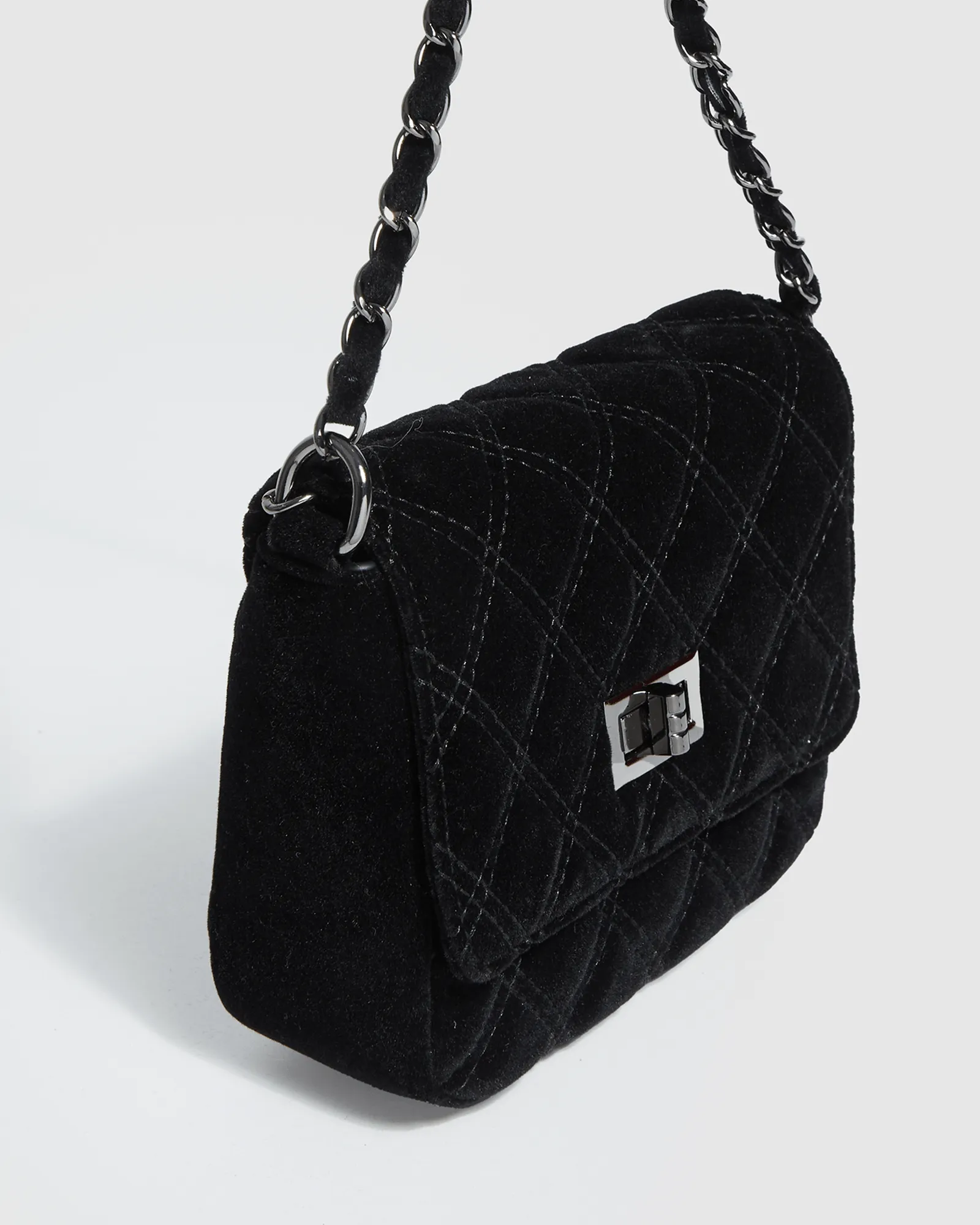 Black Maria Jose Lock Crossbody Bag