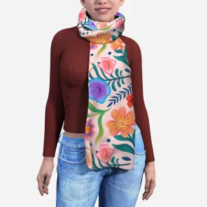 Blanket Scarf - Very Floral Peach