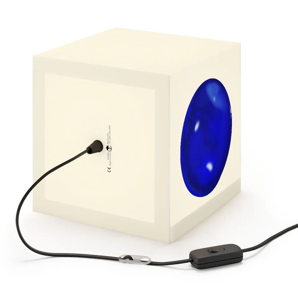 Blue Orb Personalized Lamp