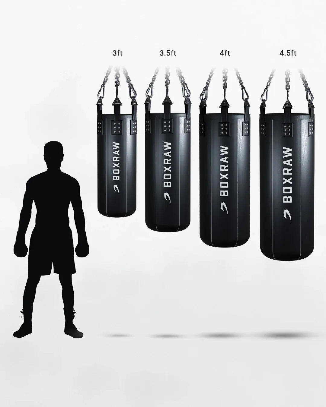 BOXRAW Classic Heavy Bag - Black