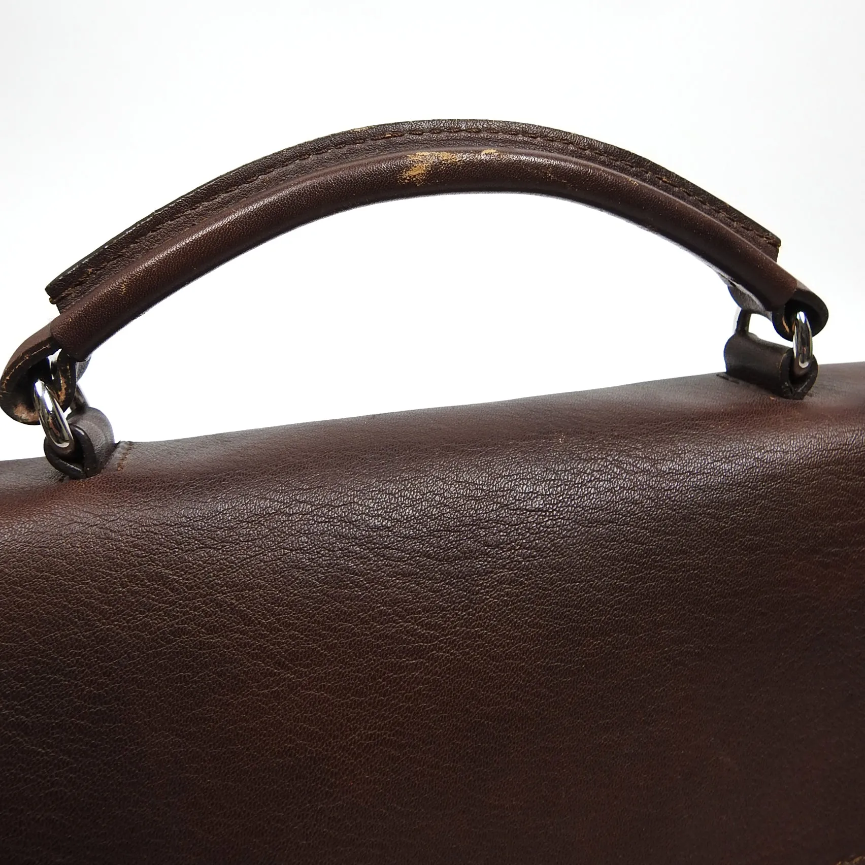 Brunello Cucinelli Brown Leather Briefcase