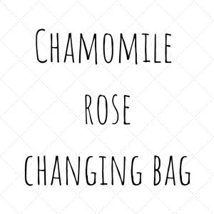 Chamomile Rose Changing Bag