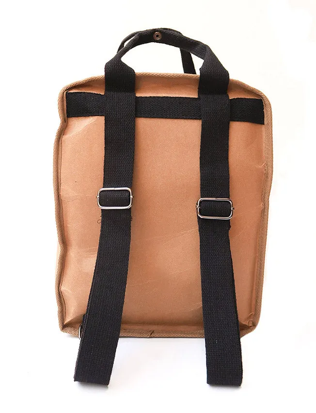 Chinese Composition Kraft Backpack