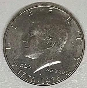 Coin Kennedy Half Dollar 1976