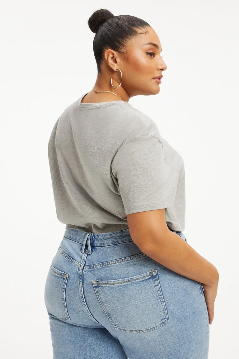 COTTON CROPPED TEE