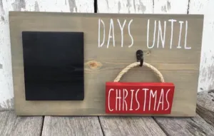 Countdown Chalkboard, Days Until Sign