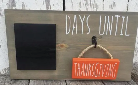 Countdown Chalkboard, Days Until Sign