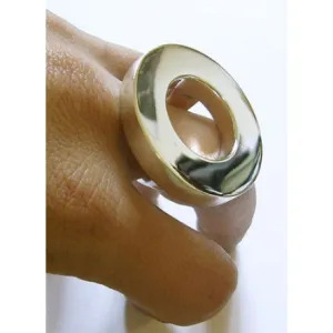 Crisp Sterling Silver Doughnut Ring