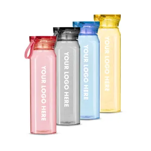 Custom 500ml Crystal Glass Water Bottle