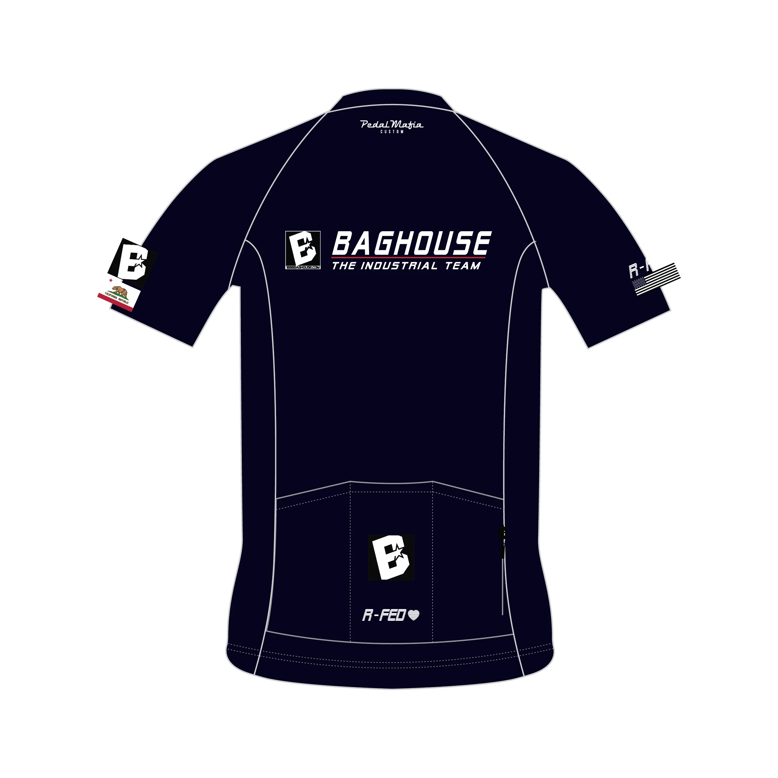 Custom Male Lower Collar Core Jersey - Baghouse