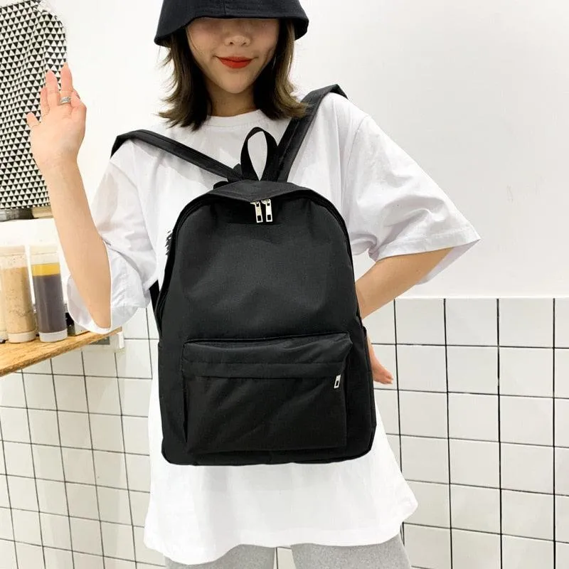 daisy  small backpack for school teenagers girls canvas women backpack white bookbag fashion travel backpack street trend