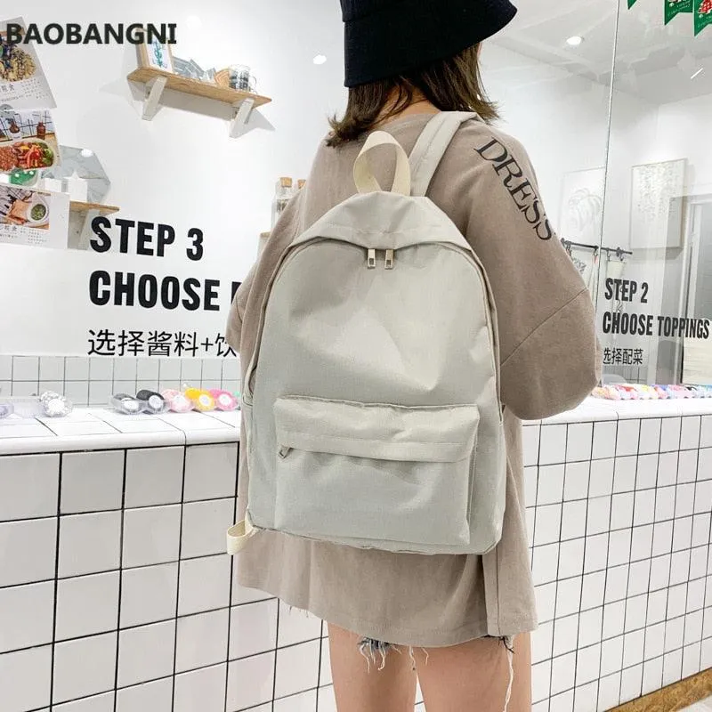 daisy  small backpack for school teenagers girls canvas women backpack white bookbag fashion travel backpack street trend