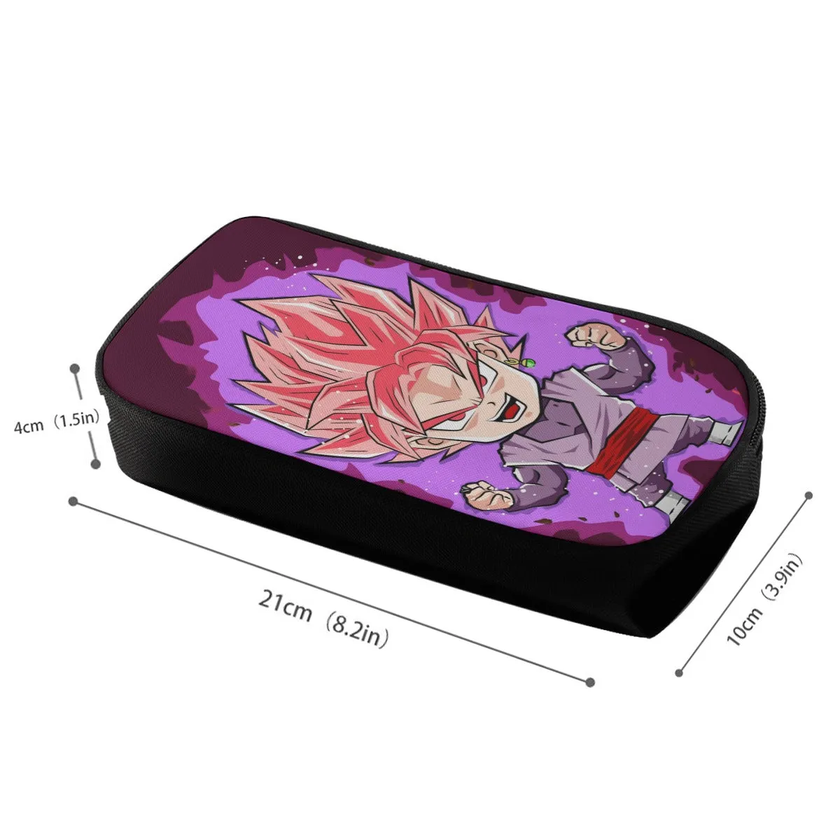 DBZ Goku Black Zamasu Rose Super Saiyan Cute Chibi Design Pencil Bag