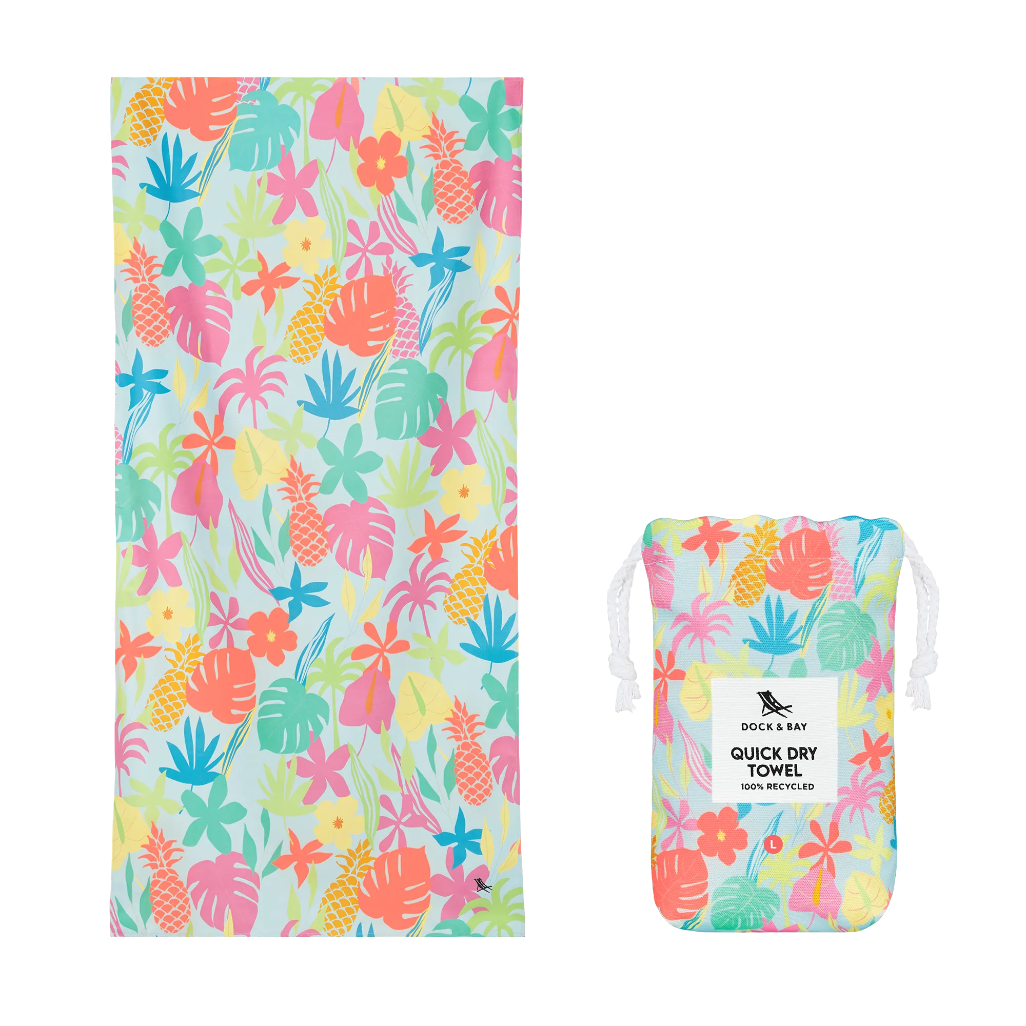 Dock & Bay Quick Dry Towel: Aloha Glow