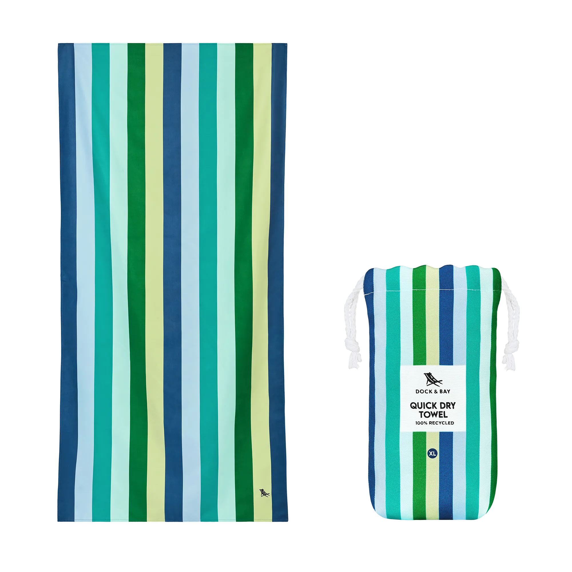 Dock & Bay Quick Dry Towel: Cool Lagoon