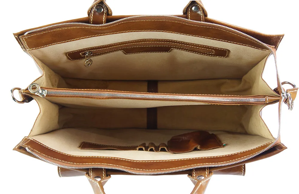 Donato leather Briefcase