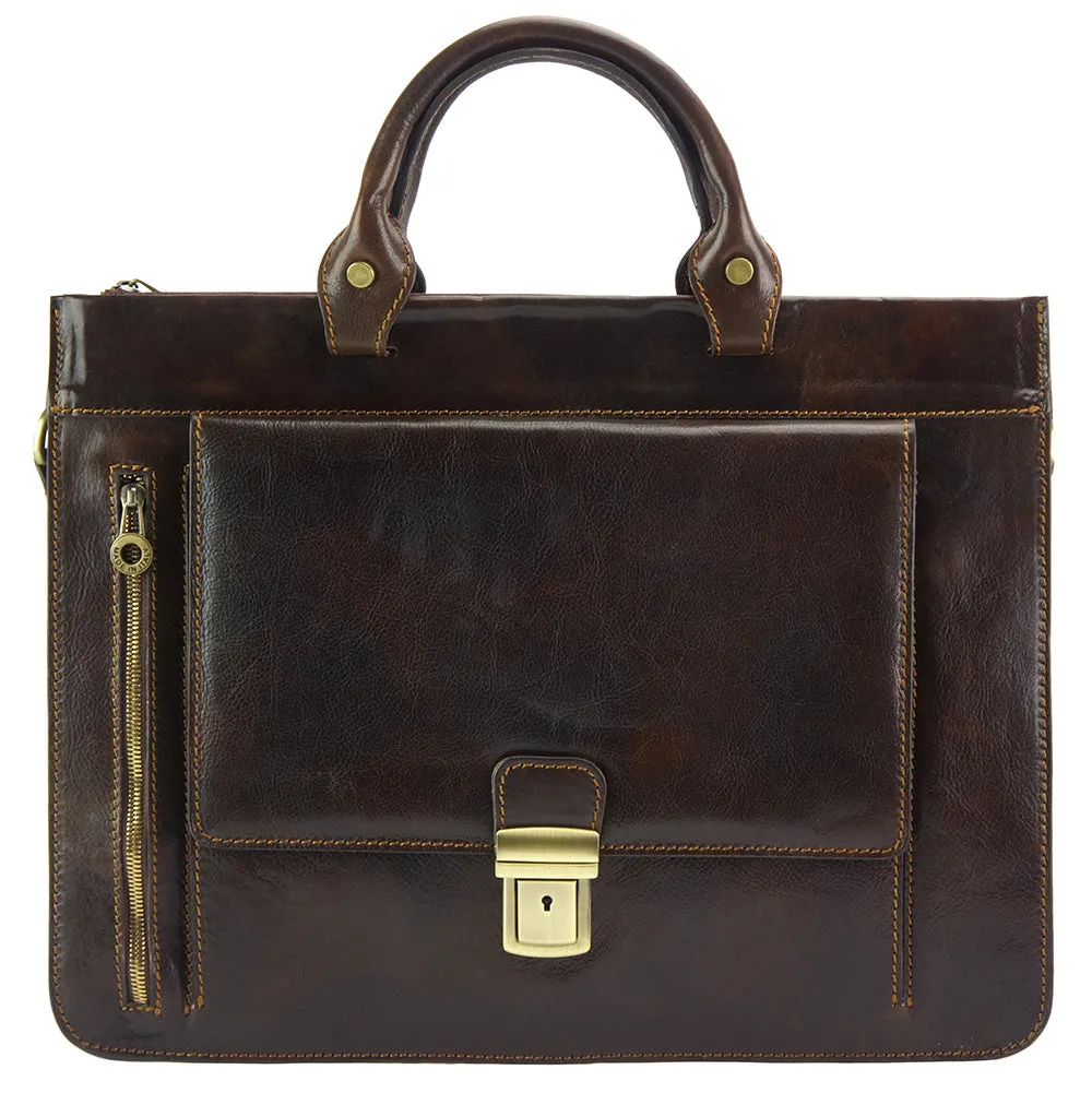 Donato leather Briefcase