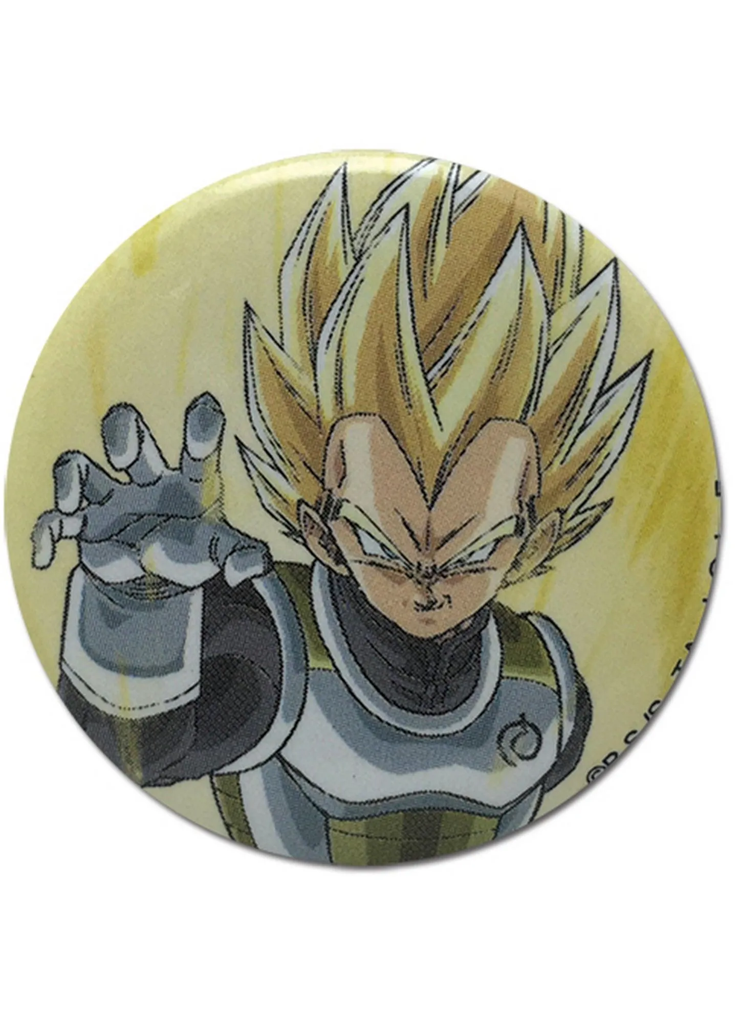 Dragon Ball Super - Super Saiyan Vegeta Pose Button 1.25"