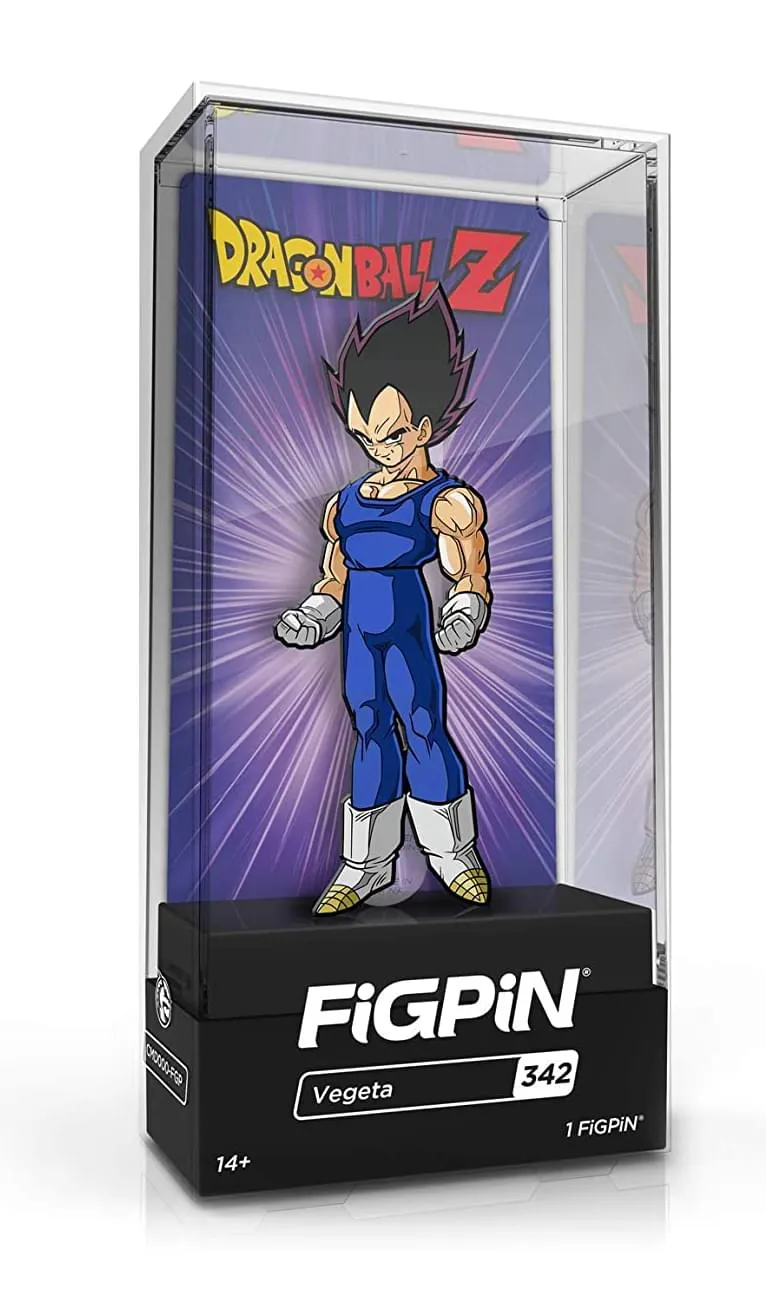 Dragon Ball Z 3 Inch Collectible Enamel FiGPiN | Vegeta #342