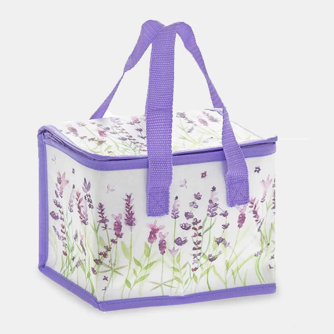 Eco Friendly Lavender Field Cool Bag, Lunch Bag, Picnic Carry Bags