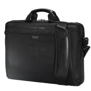 Everki Lunar Laptop Briefcase 18.4'', Magnetic Quick Access Pocket, Discreet Back Stash Compartment, Trolley Handle Pass-through Strap, Two-way Adjustable Shoulder Strap