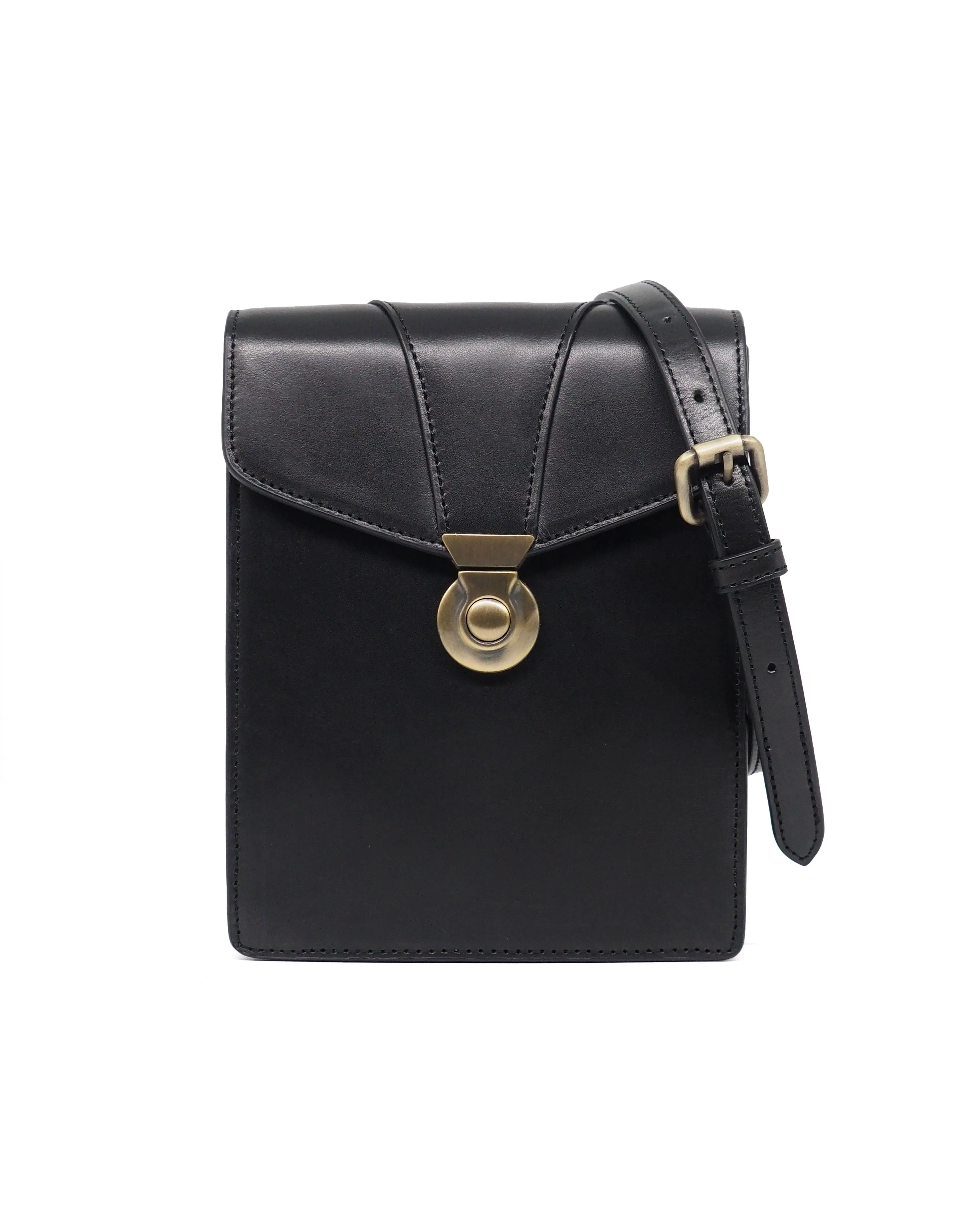 Explorer Lock Crossbody (Nero)