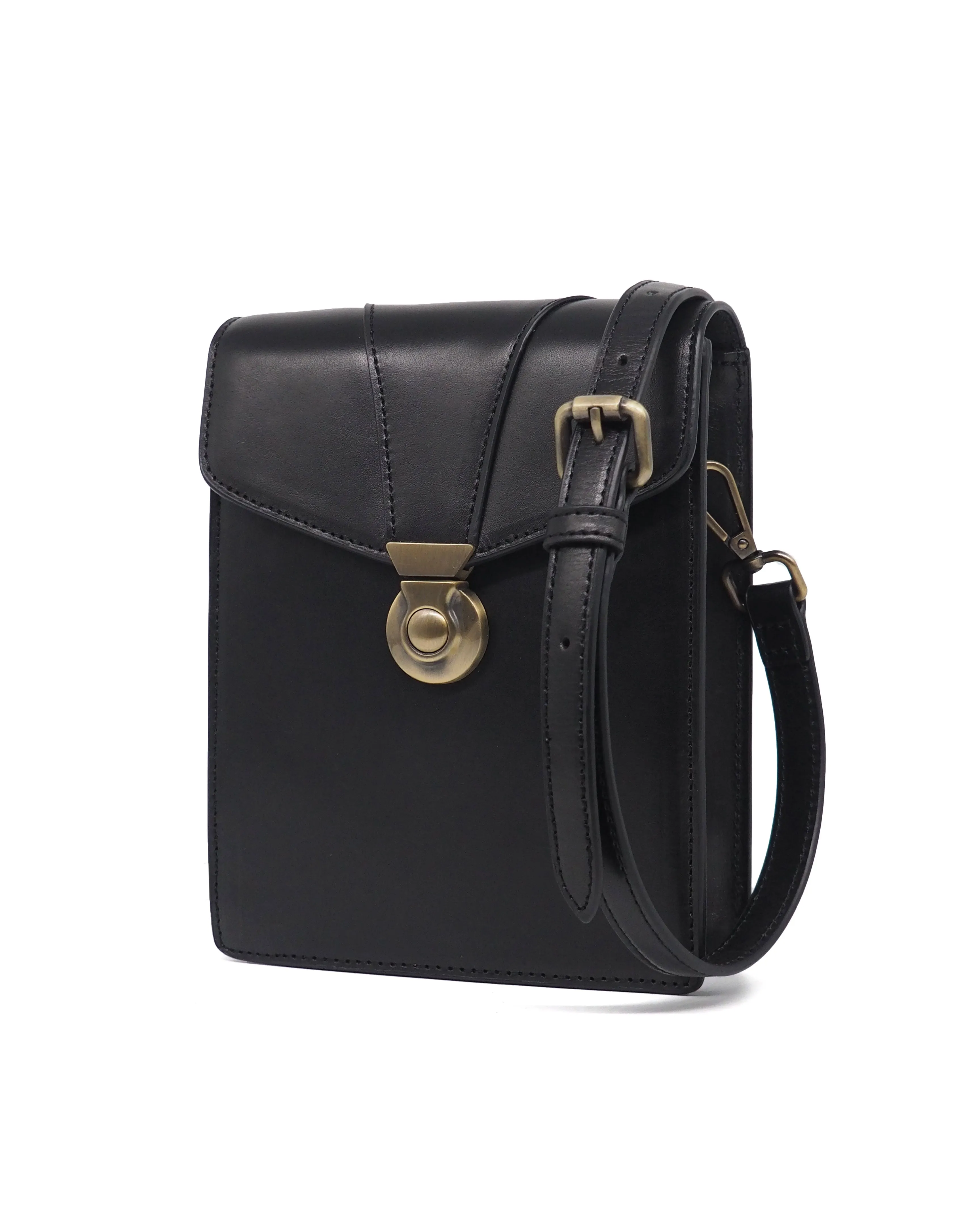 Explorer Lock Crossbody (Nero)