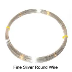 FAB Metals - Fine Silver 999 0.4mm [1mt] Round Wire 26 gauge | FS-0.4W | Jewellery Making Supply