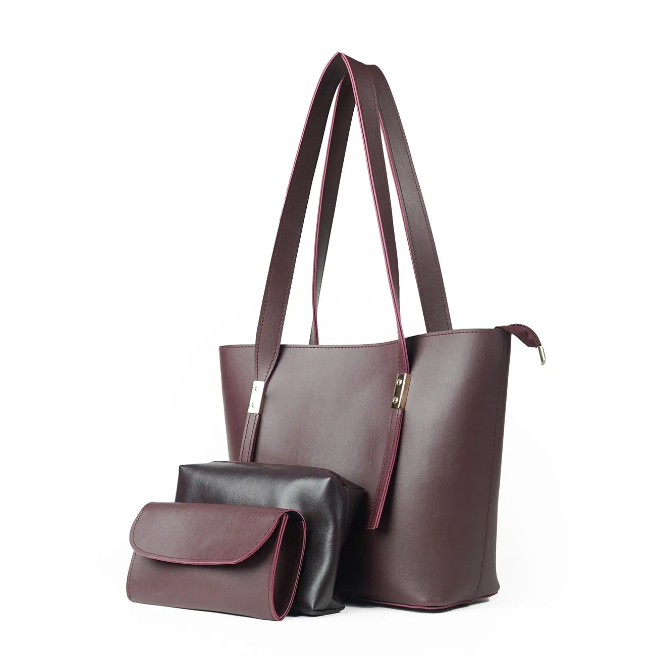 Falcon tote set of 3 Bag maroon