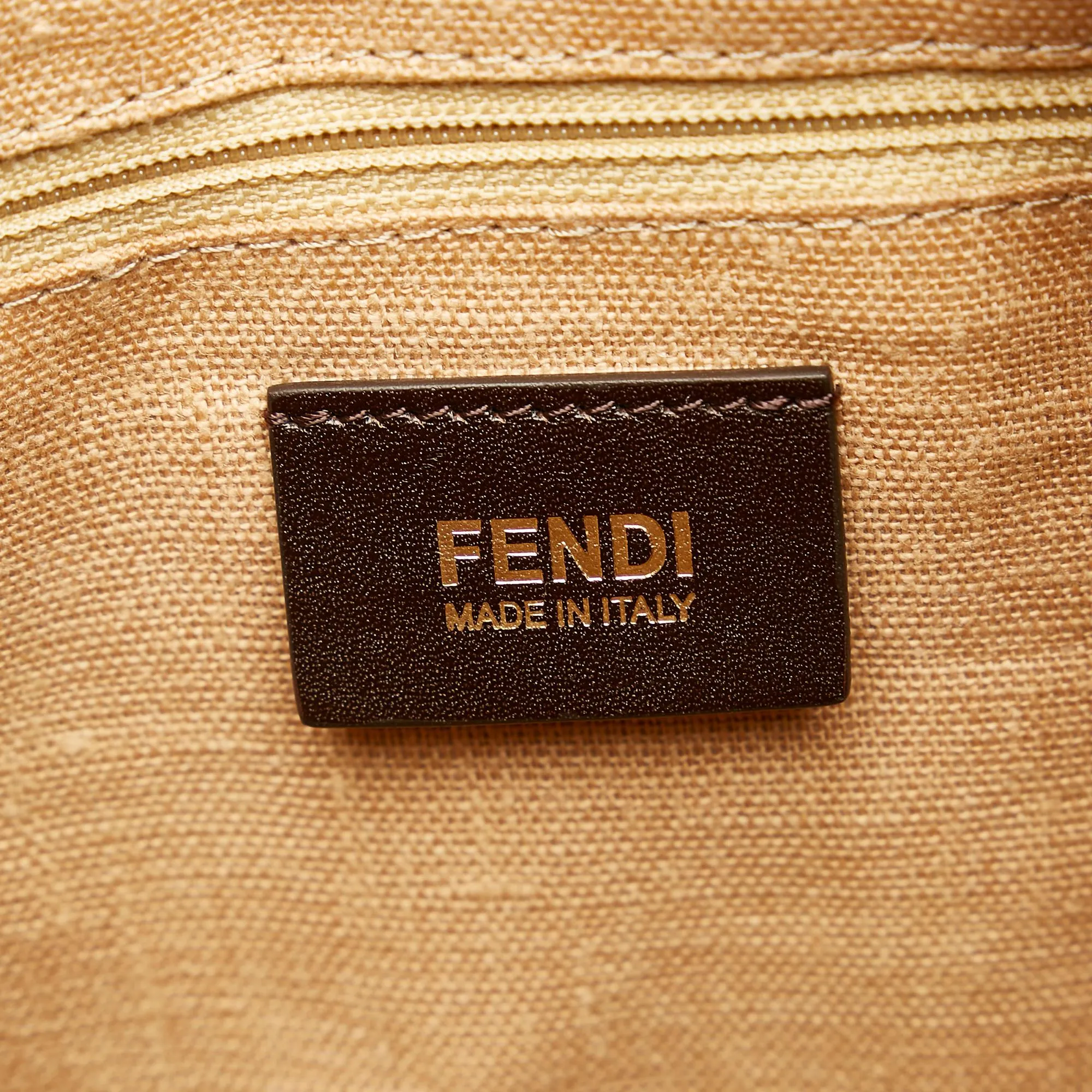 Fendi Pequin Shoulder Bag (SHG-ecEtOR)