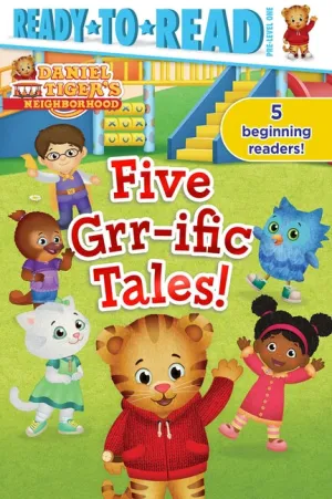 Five Grr-Ific Tales!: Friends Forever!; Daniel Goes Camping!; Clean-Up Time!; Daniel Visits the Library; Baking Day! - Paperback by Books by splitShops