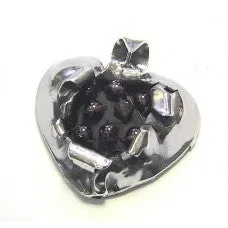 Garnet Heart Pendant