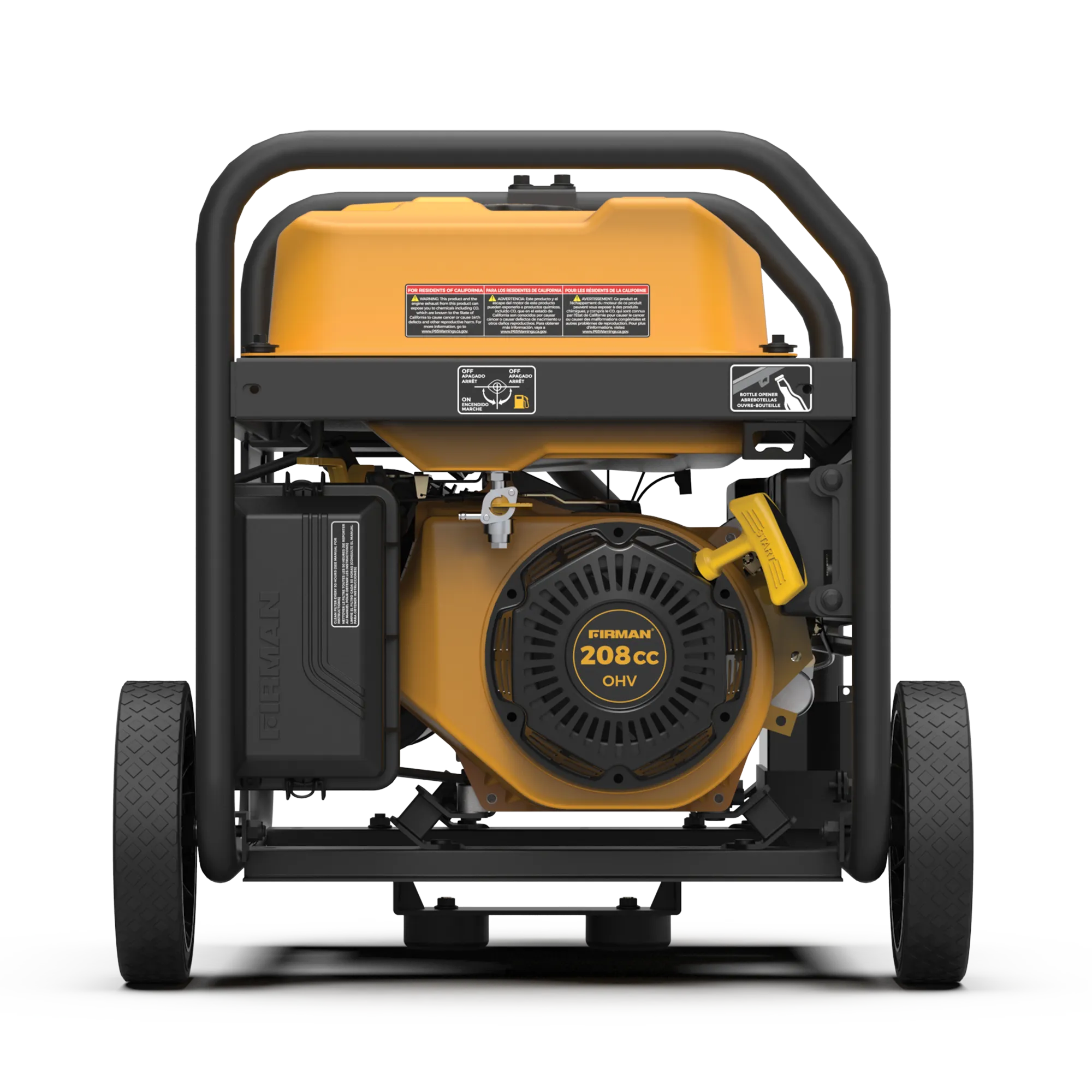 Gas Portable Generator 4550W Remote Start 120/240V