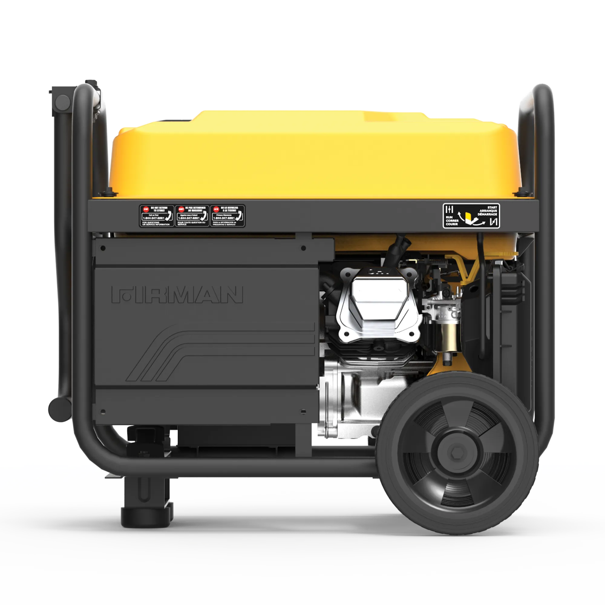 Gas Portable Generator 4550W Remote Start 120/240V