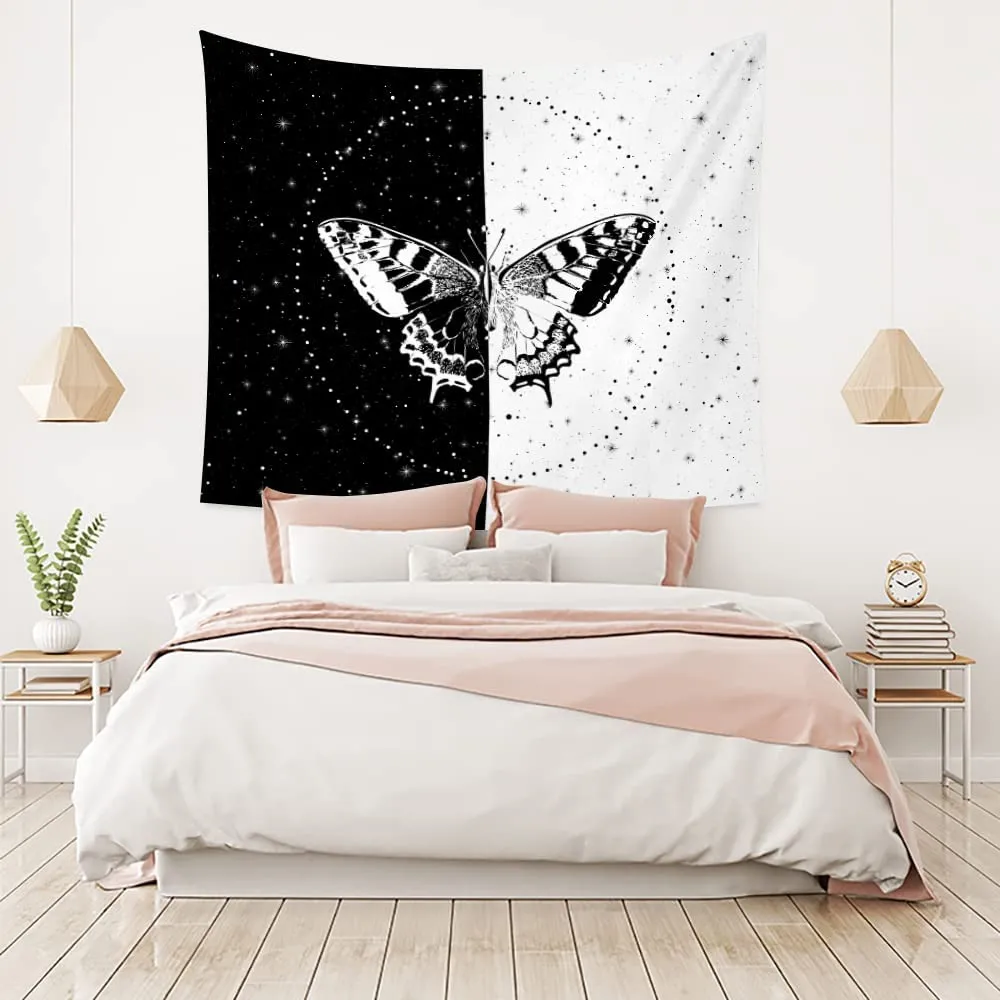 Geometric Butterfly Tapestry