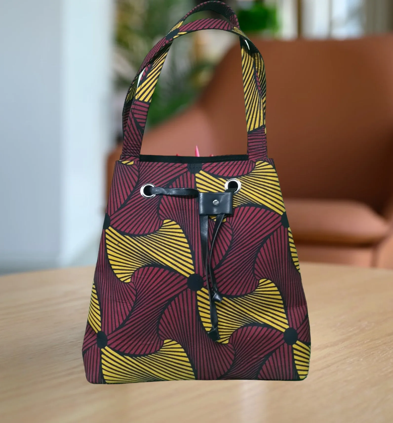 Goemai Collection Ankara Tote Bag