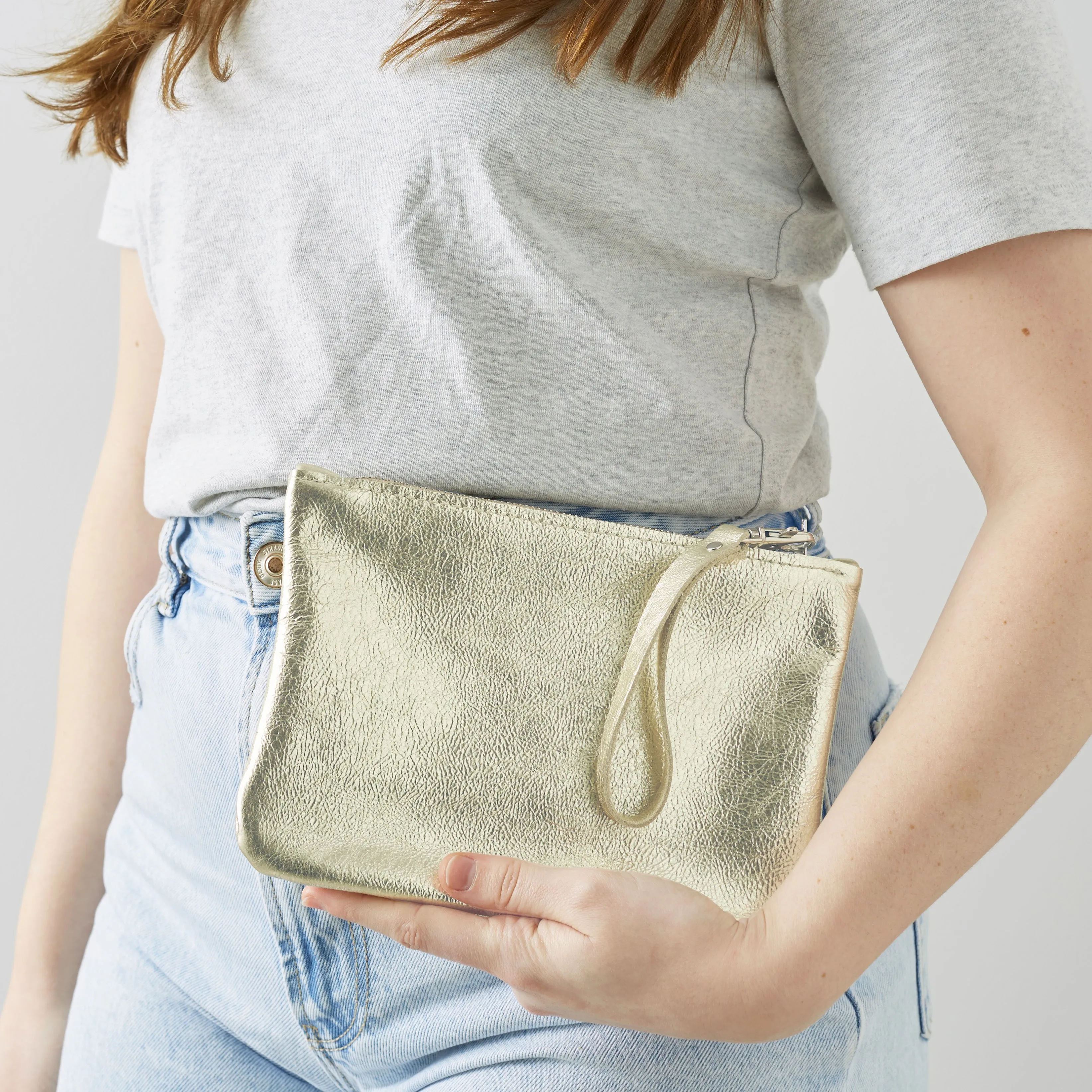 Gold Clutch Bag