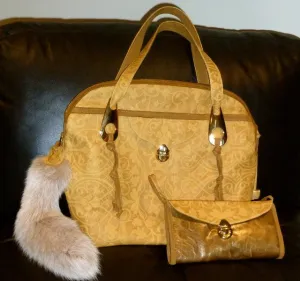 Golden Large Handbag