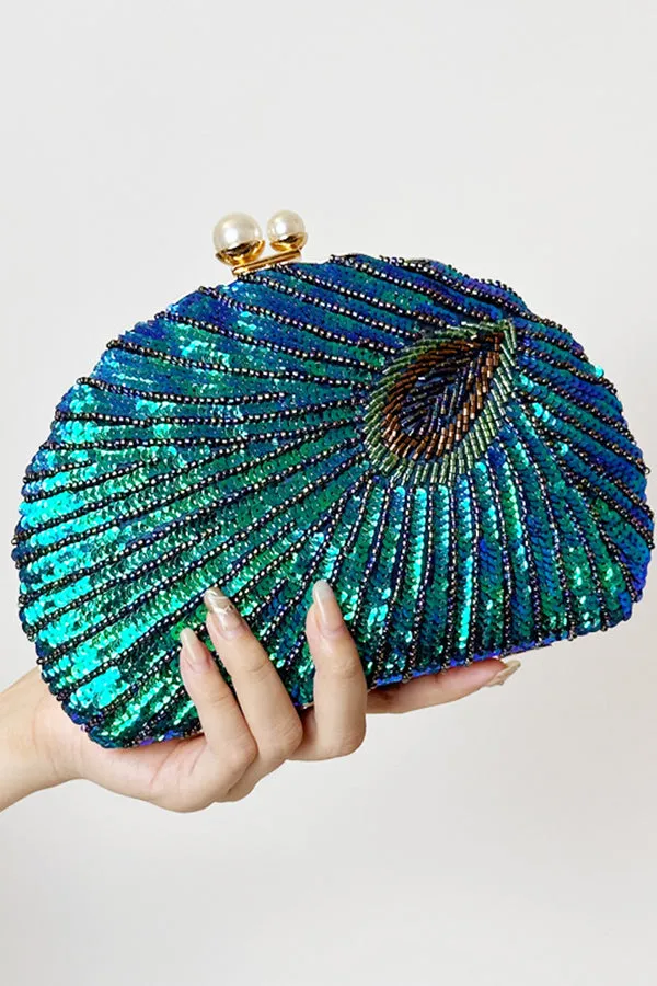 Gorgeous Sequin Glitter Rhinestones Evening Bag