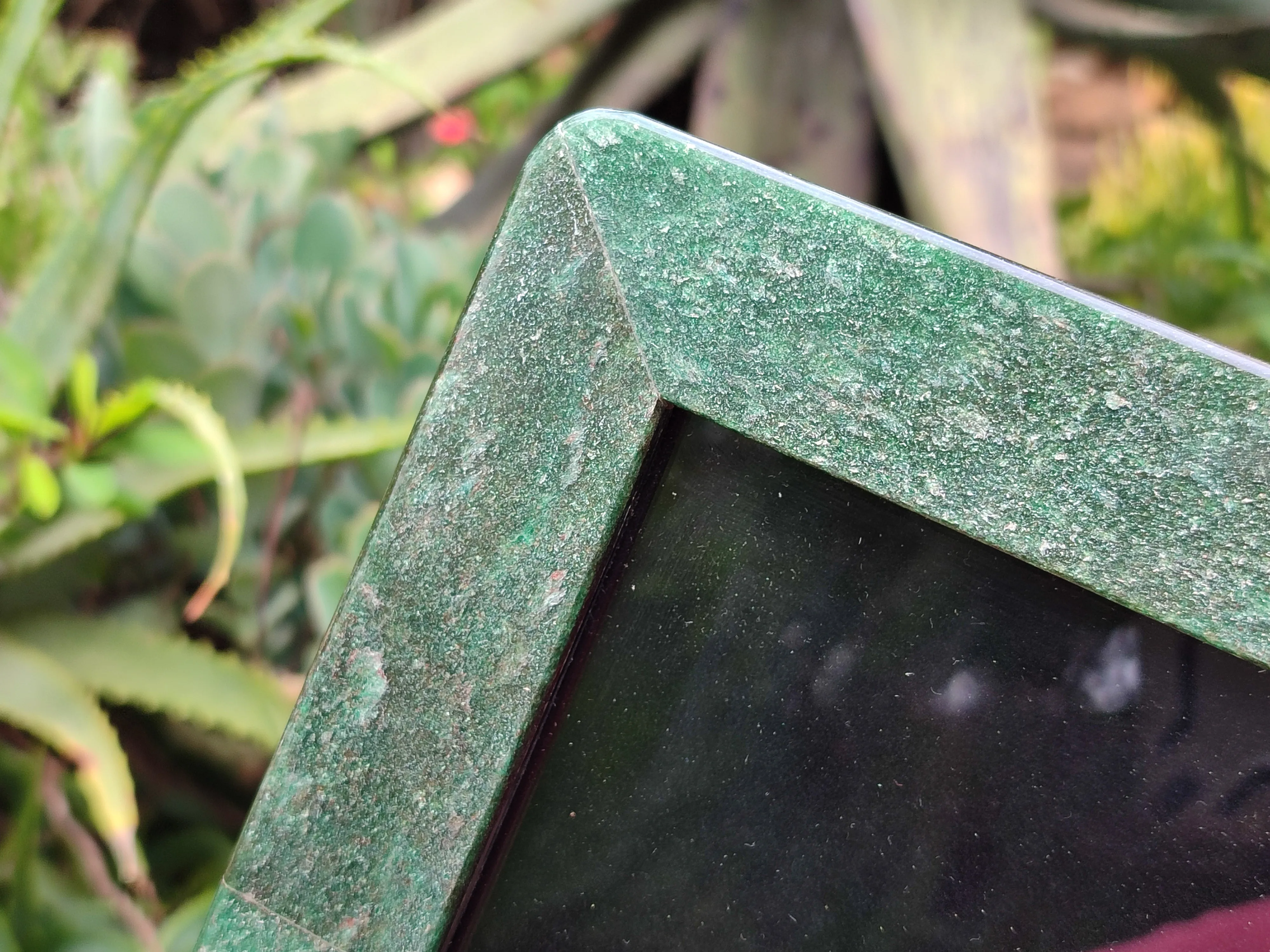 Hand Made Fuchsite Picture Frame x 1 From Zimbabwe