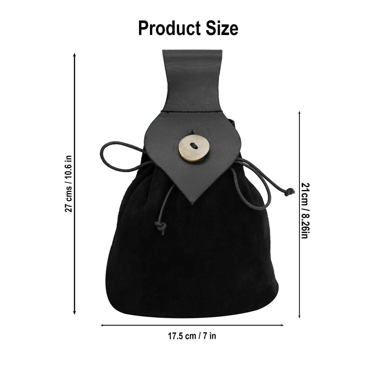 High Capacity Medieval Pouch