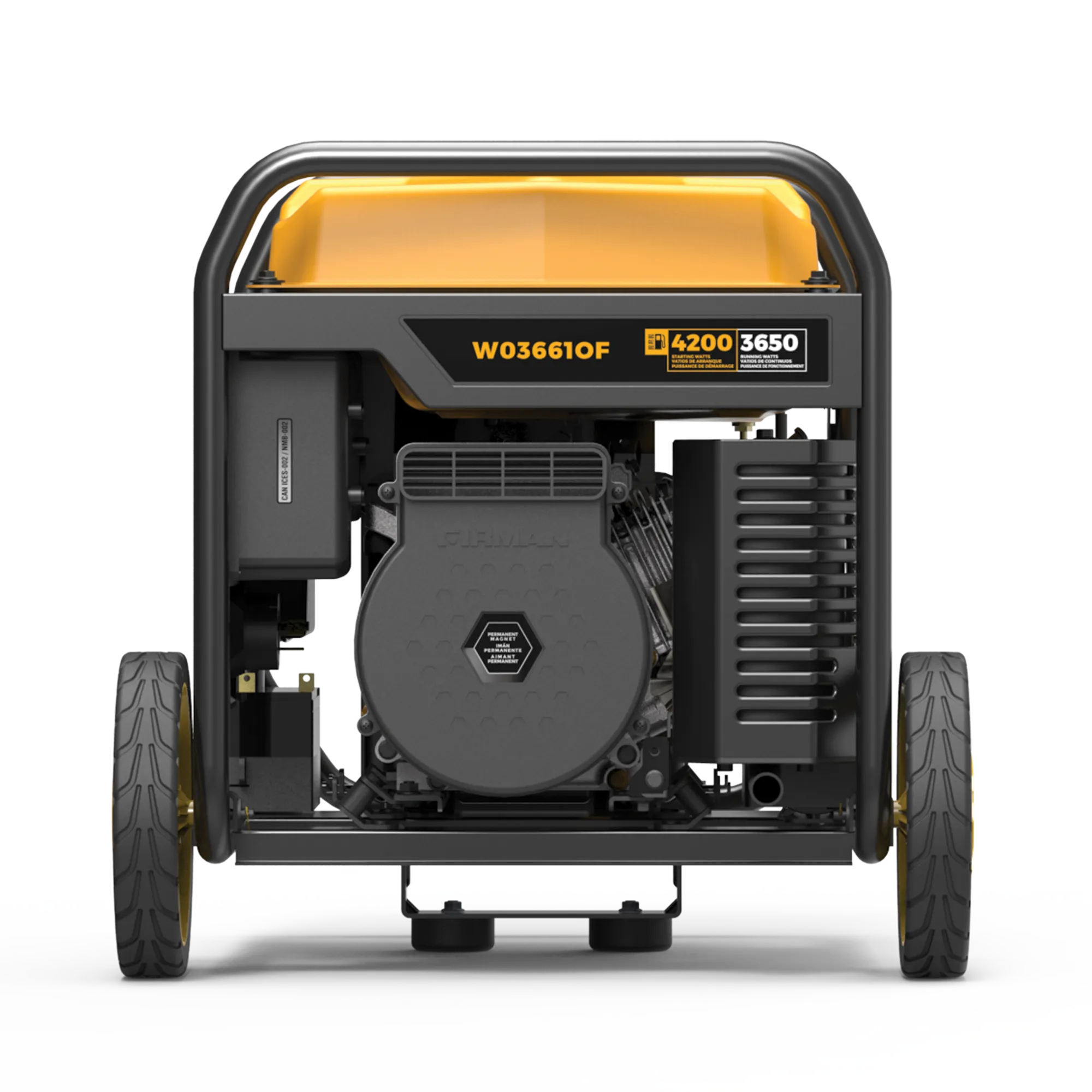 Inverter Open Frame Portable Generator 4500W Recoil Start with CO Alert