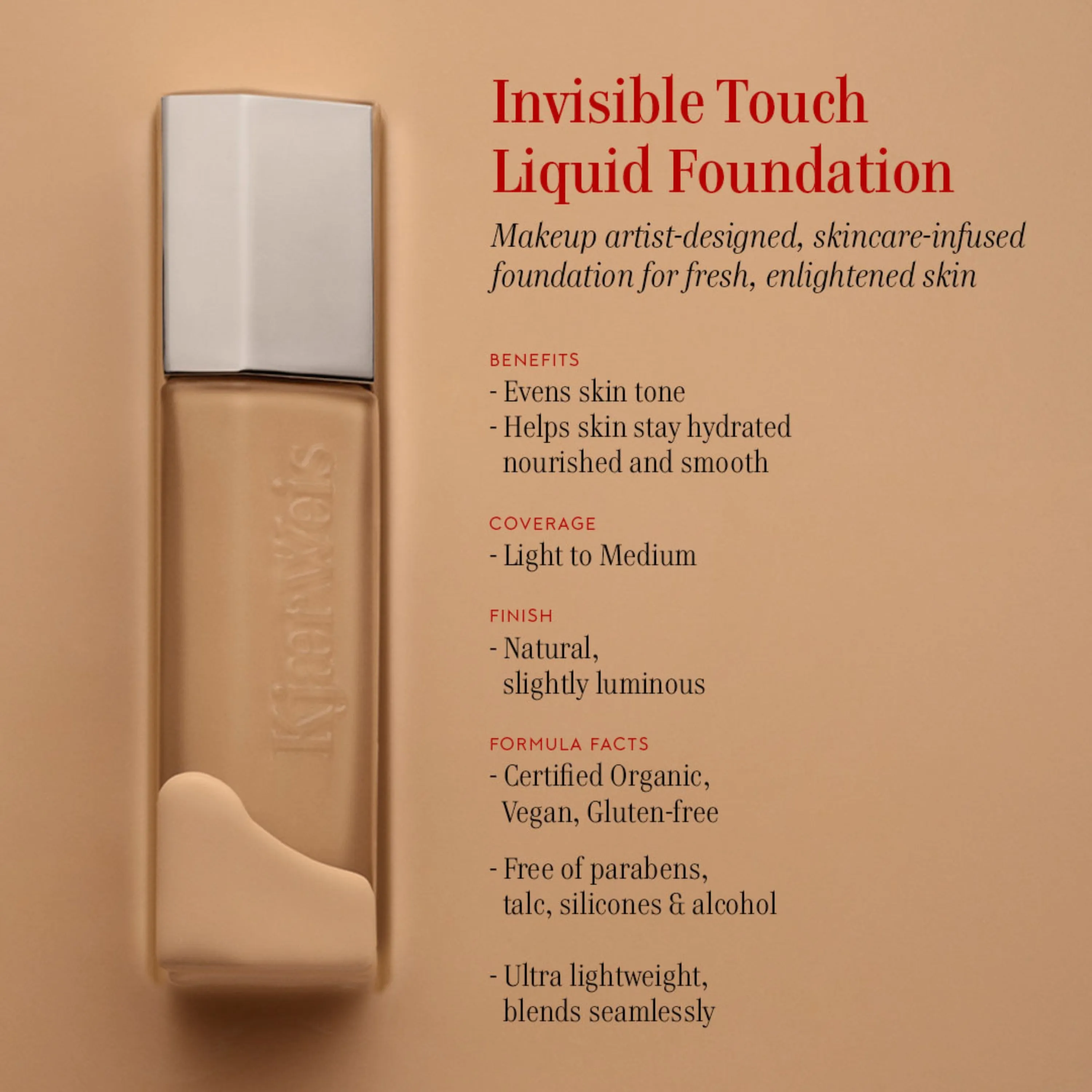 Invisible Touch Liquid Foundation--D310/Transparent