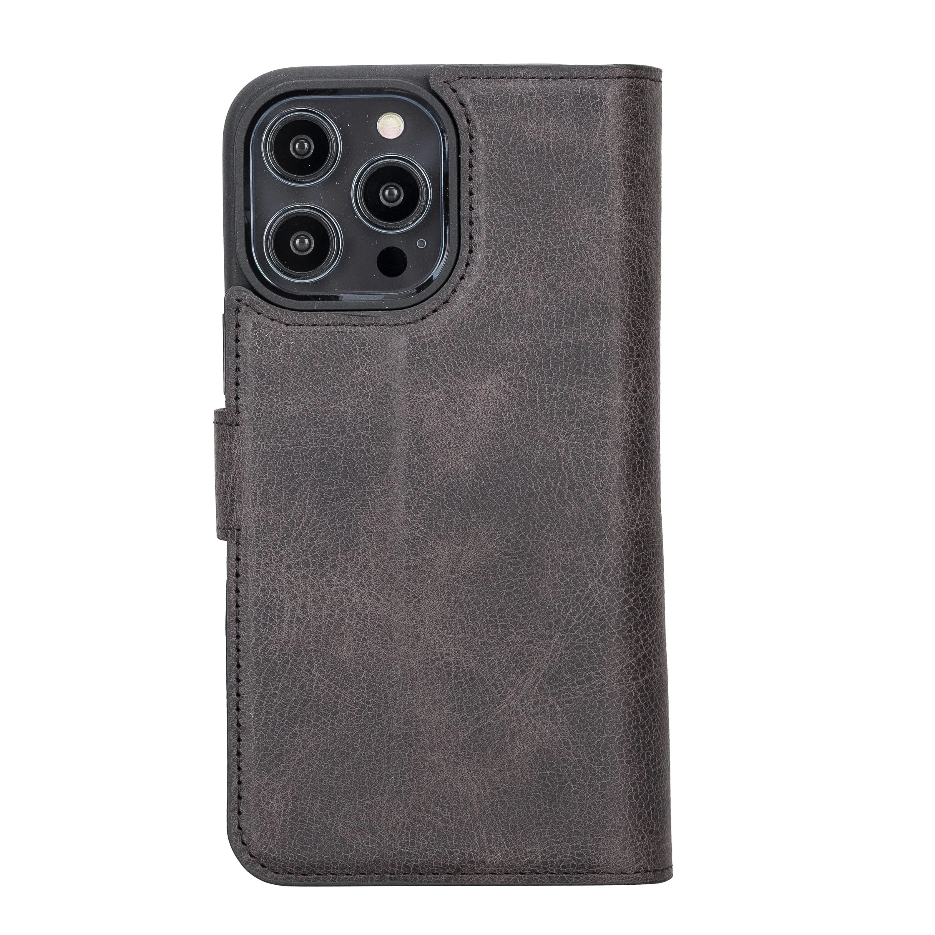 iPhone 14 Pro Max Dual Leather Wallet Case