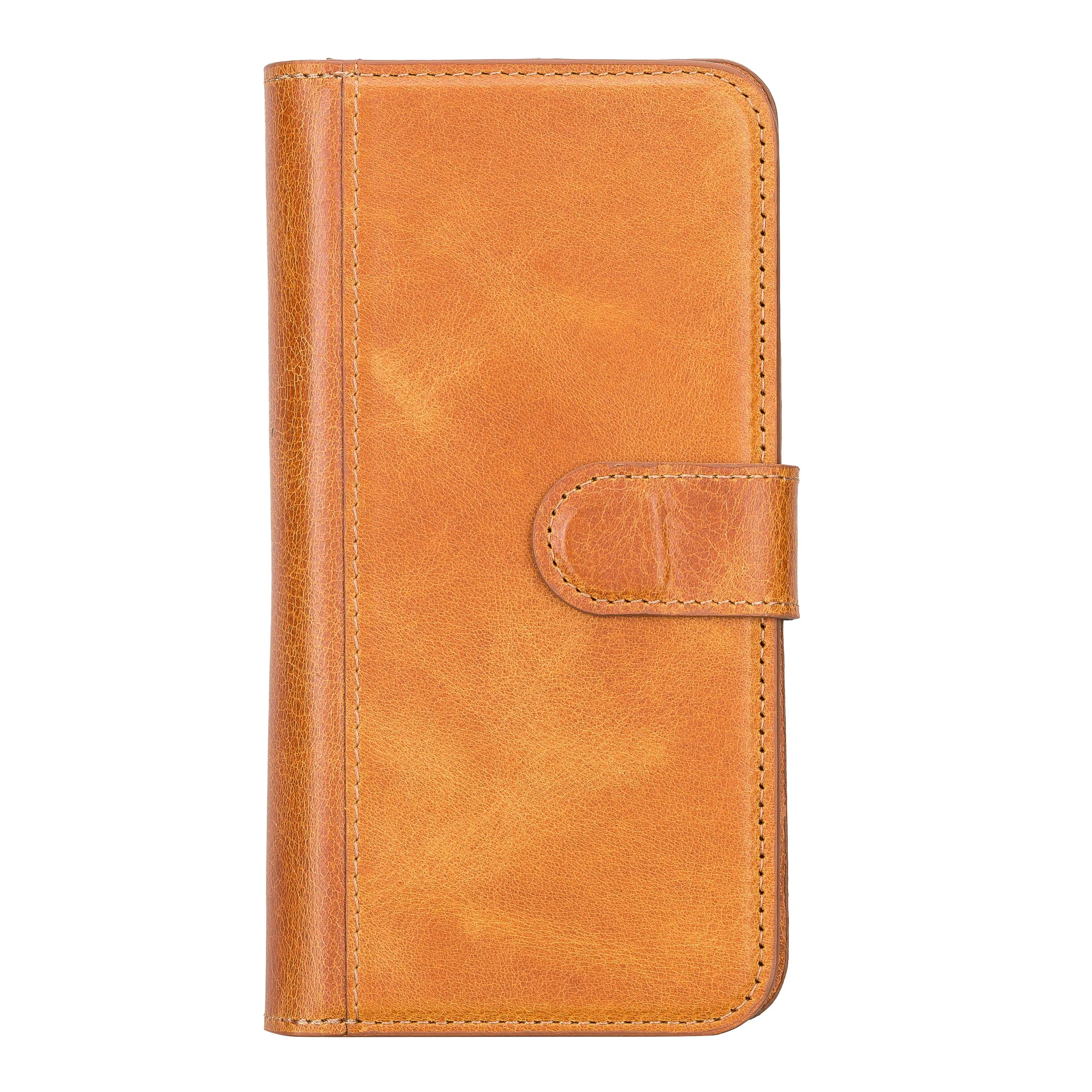 iPhone 14 Pro Max Dual Leather Wallet Case