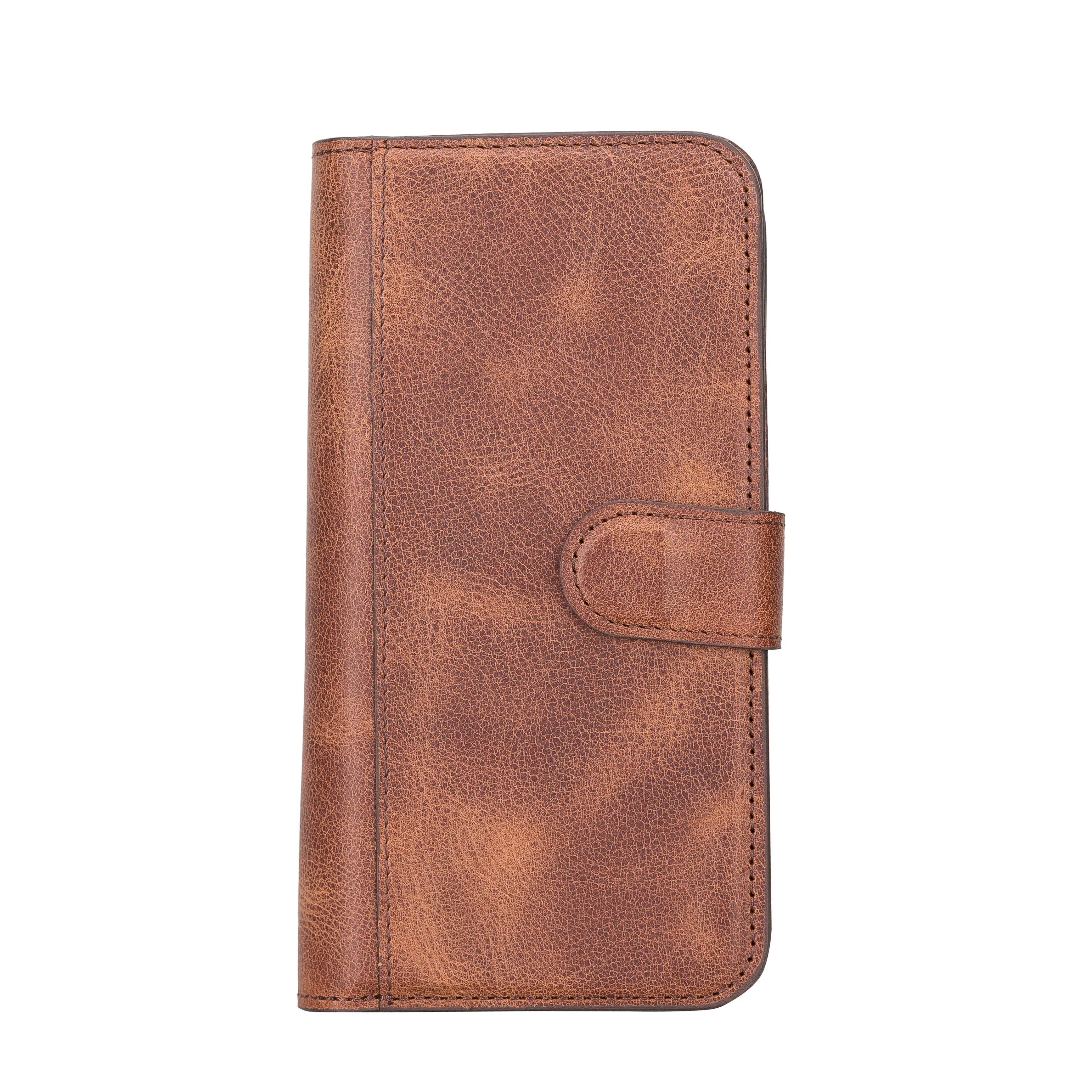 iPhone 14 Pro Max Dual Leather Wallet Case